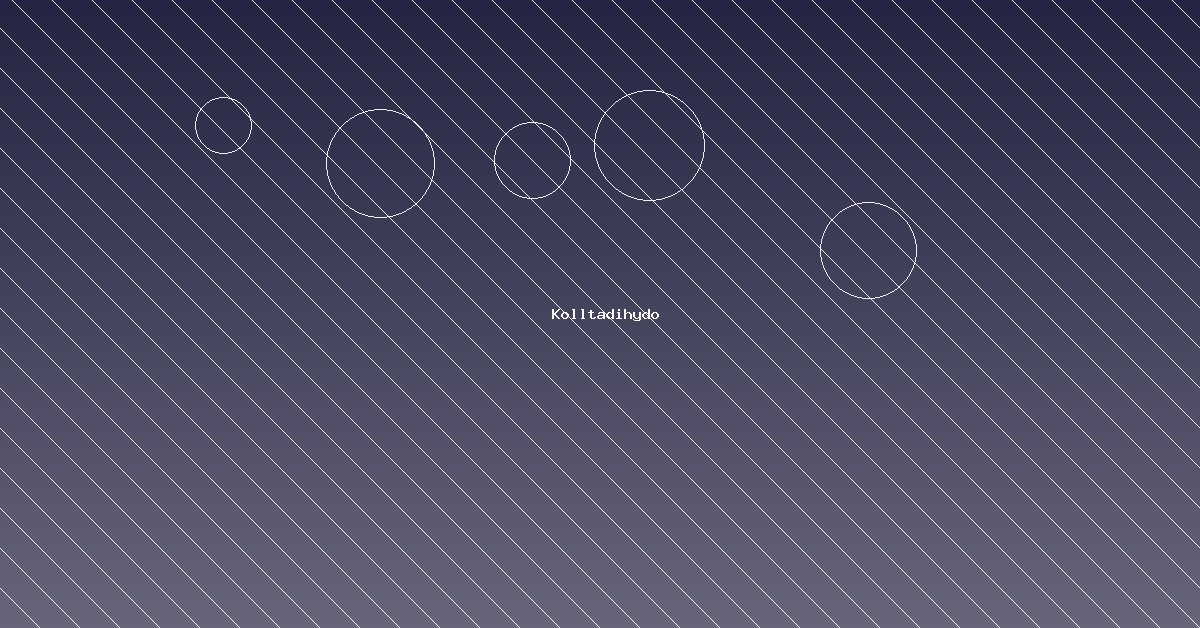 Kolltadihydo: The Ultimate Hydration Powerhouse for Glowing Skin?